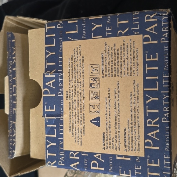 Partylite  Holiday Garland Jar Holder - Picture 6 of 6